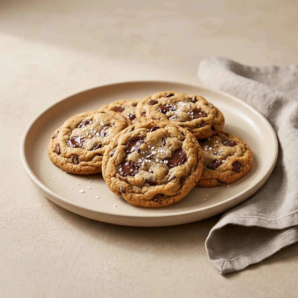 Foto von Cookies aus der Heißluftfritteuse fertig zubereitet in der Heißluftfritteuse