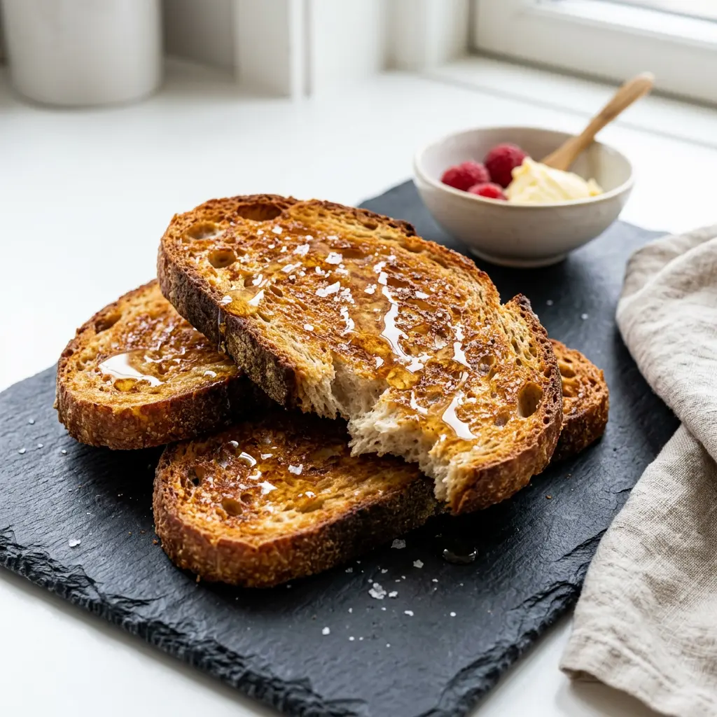 Foto von Überbackene Sandwiches aus der Heißluftfritteuse fertig zubereitet in der Heißluftfritteuse